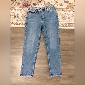 Aeropostale Women's Straight Leg Blue Jeans